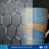 Clear Silver Bead Patterned/Figured Glass with CE&ISO9001