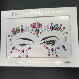 Resin Glitter Adhesive Face Gems Rhinestone Jewel Festival Party Body Tattoo Stickers Face and Eyes Decor (SR-36)