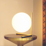 Contemporary Tripod Glass Table Lamp Light for Bedroom