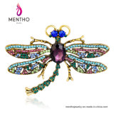 High Grade Fashion Jewellry Dragonfly Shape Rhinestone Alloy Brooch