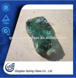 Green Color Decoration Glass Chunks
