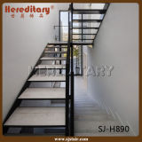 Mild Steel Straight Staircase for Indoor Decoration (SJ-H890)