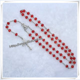 Religious Glass Beads Rosary (IO-cr137)