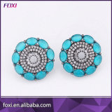 China Factory Manfacurter Zirconia Stud Earrings for Women