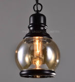 Antique Simple Glass Lampshade Interior Bar Pendant Light