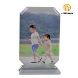 Longwin Customized Glass Picture Frame - Customized Colour Printing Photo on Glass Beautiful Tabletop Plaque