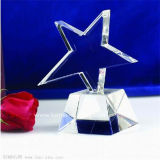 Acrylic Crystal Star Trophy Laser Engraving Award (BTR-I 7042)