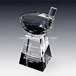 Crystal Golf Driver Trophy Award 1020