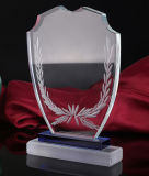 K9 Customized Crystal Trophy Award Shield of Keepsake Memento