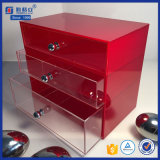 3/4/5 Tier Acrylic Lucite Clear Cube Makeup Organizer with Drawer