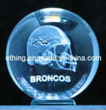 3D Laser Solid Glass Crystal Ball for Decoration Pieces Gift