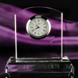 2017 New Design Crystal Glass Clock