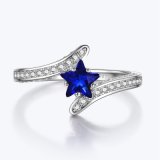 Fashion 925 Silver Jewelry with Star Cut Cubic Zircon