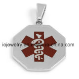 Custom Medical Alert Jewelry 316 Stainless Steel Pendant
