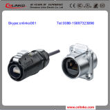 Lp-24 RJ45 Waterproof Signal Connector for Industrial Equipment and Others