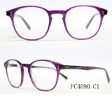 Four Color Acetate European Style Eyeglasses Optical Frame