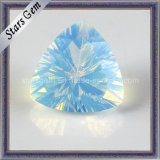 Beautiful Triangle Shape Trilliant Millennium Cut Opal Glass