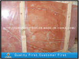 Natural Polished Sunset Red Marble Slabs for Countertops, Paver, Flooring