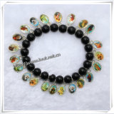 Factory Discount Hot Sale Religious Glass Beads Rosary Bracelets (IO-CB020)