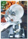 Crystal Globe Ball With Hand Hold (ZB-3808)