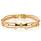 Western Style Hot Sale Yellow Gold Color Bracelet for Girls