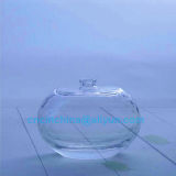 Round Perfume Glass Bottle with Relief Printing 100ml