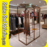 Alibaba China Luxury Stainless Steel Clothes Metal Display Rack