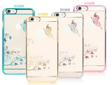 New Crystal Flower Transparent Hard Case for iPhone6 5 5s 5c