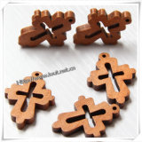 Wholesale Small Wall Decor Wooden Crosses for Decoration (IO-cw004)