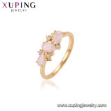 15098 Latest Gold Ring Design Different Shape Pink Ice Stone Finger Ring Cheap Price High Quality