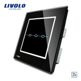 Livolo Crystal Glass Panel Universal Home Remote Wall Switch Vl-303r-31/32