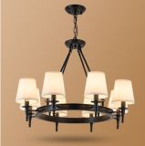 American Pastoral Iron Pendant Lamp with 8 Lights