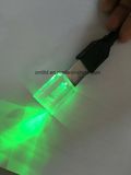 Four LED Light Inside The Crystal USB Flash Drive Promotional Custom Stick