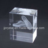 Custom Design Crystal 3D Inner Laser Engraving Cube Jd-Cc-013