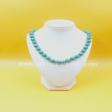 Simple Fashion Pure Natural Optimized Processing Turquoise Beads Necklace