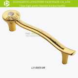 New Design Crystal and Zinc Alloy Material Furniture Handle.