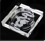Fashion Engraving Crystal Glass Ashtray (JD-CA-914)