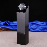Jingyage Black Crystal Award Trophy with Diamond Souvenir Gifts