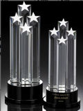 New Fashion Crystal Trophy Award Top Star Award Black Base