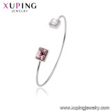 51711 Xuping Purple Square Shaped Bangle, Single Bangle Designs, Jewelry Crystals From Swarovski with Rhinestones and Crystals
