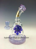 Custom Glass Pipe Tobacco Pipe with Art Pendant