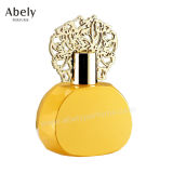 Golden Coating Glass Perfume Bottles for Body Spray