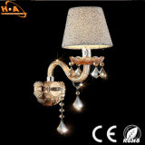 Luxury Single Bulb Mounted Wall Light Crystal for Bedroom Bedside