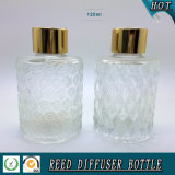 120ml Round Reed Diffuser Glass Bottle with Gold Aluminum Lid