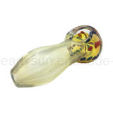 Glass Wholesale Smoking Hand Pipes Spoon Pipe Hookah Tobacco Flower (ES-HP-332)