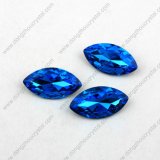 Capri Blue Navette Silver Back Photo Frame Decor Rhinestone Crystal Beads
