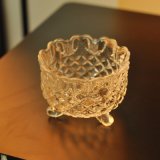 Glass Bowl Home Goods Crystal Religious Candle Holder