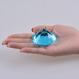Lake Blue Crystal Glass Diamond for Paperweight Thank Giveaway Wedding Gift
