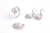Fashion 925 Silver Jewelry Set with Pearl