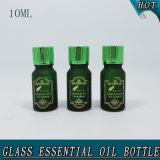 10ml Dark Green Hot Stamping Frosted Glass Bottle for Essential Oil